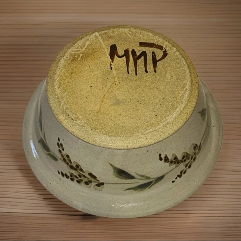 Signed Studio Art Pottery Lidded Caserole Dish Vessel